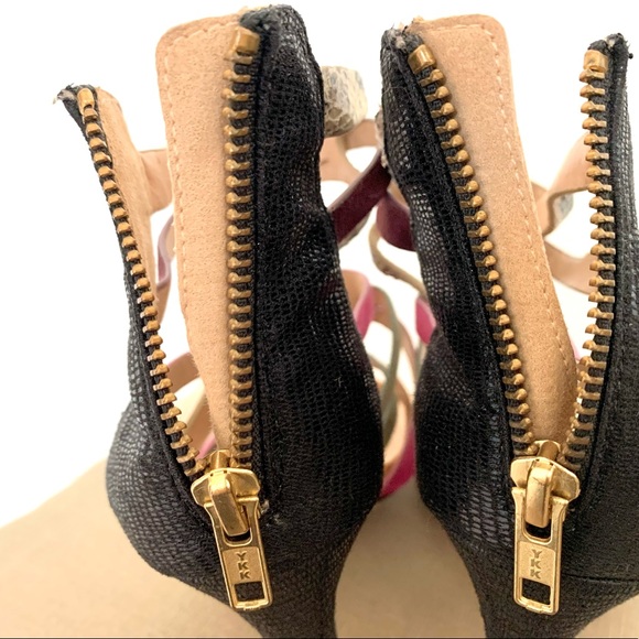 Strappy Stiletto 4 inch heel sandals size 7 - Picture 8 of 14